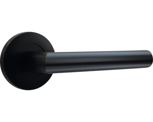 Čierna kľučka s rozetou