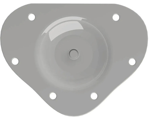 Nábytkový klzák s upevňovacou doskou na montáž na nábytok