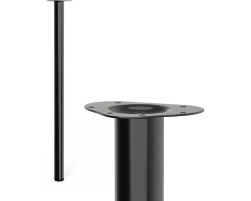 Kovová noha stola s montážnou doskou