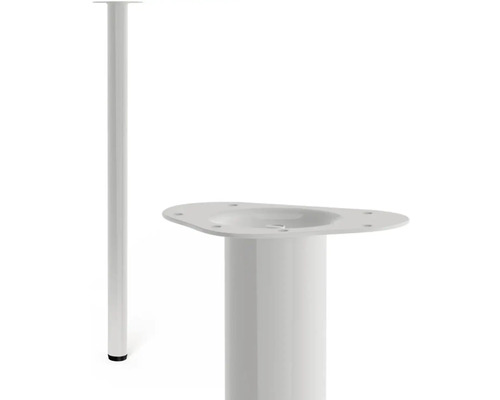 Kovová noha stola s montážnou doskou