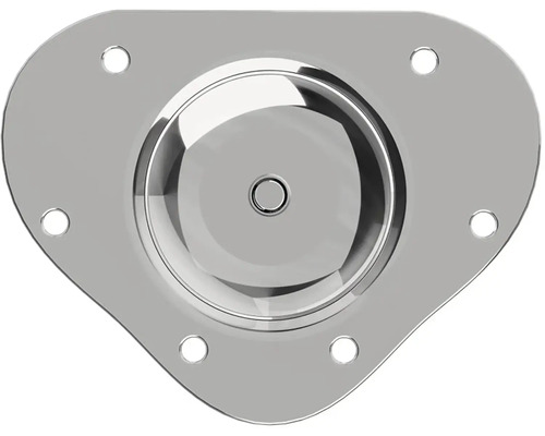 Kovová nábytková úchytka s upevňovacími otvormi