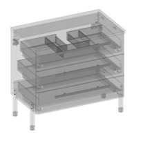 Skrinka pod umývadlo Devo Sonet cappuccino 84 x 75 x 49 cm