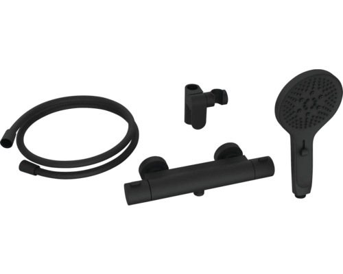 Sprchová súprava s ručnou sprchou, termostatickou batériou a sprchovou hadicou