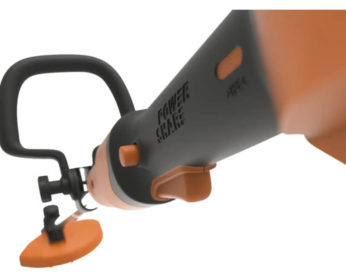 Zastrihávač trávy s rukoväťou a ochranným zariadením