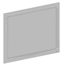 Zrkadlo do kúpeľne v ráme Devo Vena 2.0 80 x 70 cm kitami VE2-LU80-F107
