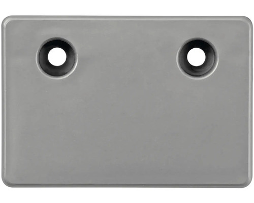 Sivá krycia doska s dvoma kruhovými otvormi