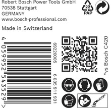 Brúsny papier pre excentrické brúsky Bosch Ø 225 mm, zrnitosť 40, dierovaný, 25 ks-thumb-4