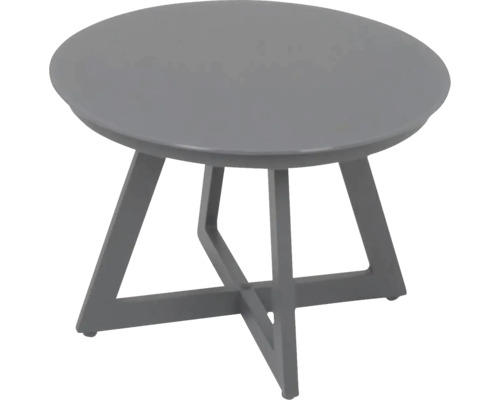 Okrúhly príručný stolík s rámom