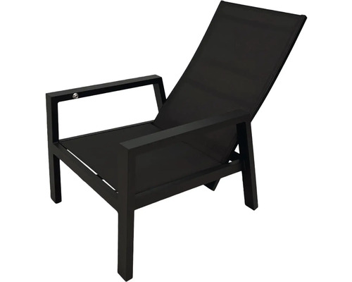 Záhradné ležadlo z hliníka a textílie