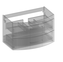 Skrinka pod umývadlo so zásuvkami