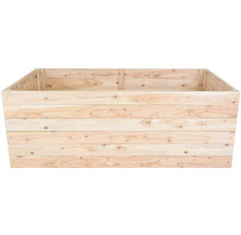 Drevený vyvýšený záhon