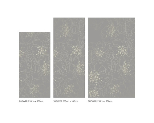 Sprchové panely s kvetinovým vzorom v rôznych veľkostiach