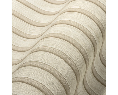 Detail štruktúrovanej tapety s vlnitým vzorom