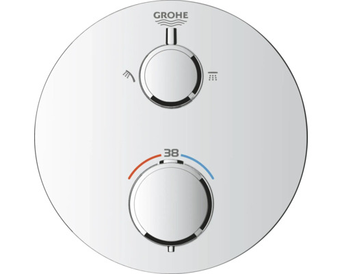 Logo Grohe Termostatická batéria na reguláciu teploty a prietoku vody
