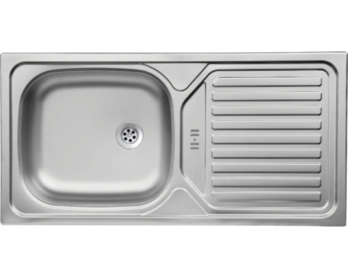 Nerezový drez s odkvapkávacou plochou