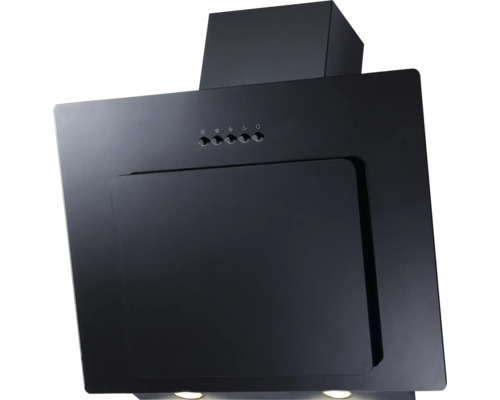 Čierny odsávač pár do kuchyne