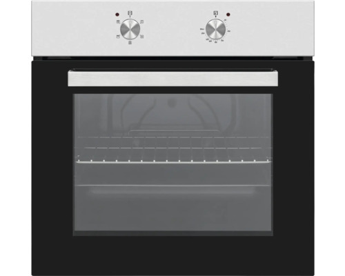 Vstavaná rúra s ovládacími gombíkmi a sklenenými dverami