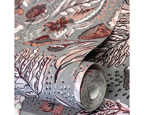 Rola tapety s kvetinovým vzorom