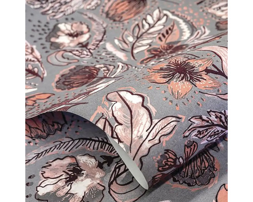 Tapeta s kvetinovým vzorom