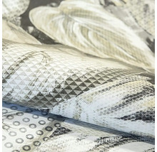 Tapeta s geometrickými a kvetinovými vzormi