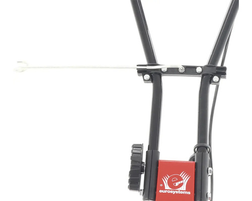 Detailný pohľad na zariadenie Eurosystems s ovládacími prvkami