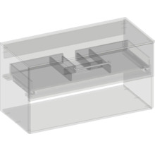 Skrinka pod umývadlo Devo Sonus 2.0 mušľa classico 77 x 52 x 45 cm