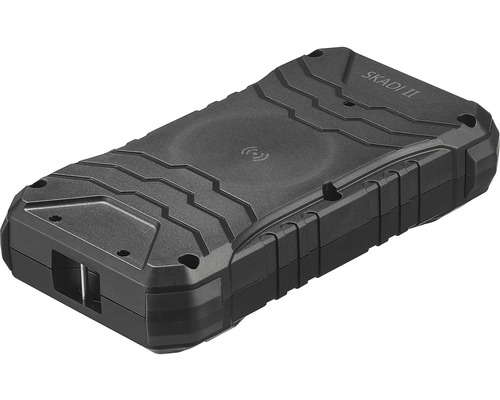 Čierna nabíjačka Skadi II s funkciou bezdrôtového nabíjania