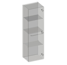 Vysoká skrinka Devo Sonus 2.0 mušľa classico 38 x 124,5 x 30 cm