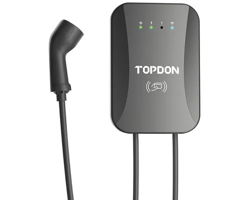 Nabíjacia stanica Topdon pre elektromobily s nabíjacím káblom