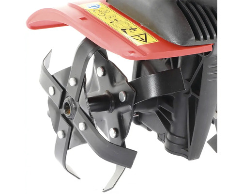 Detailný pohľad na záhradný kultivátor