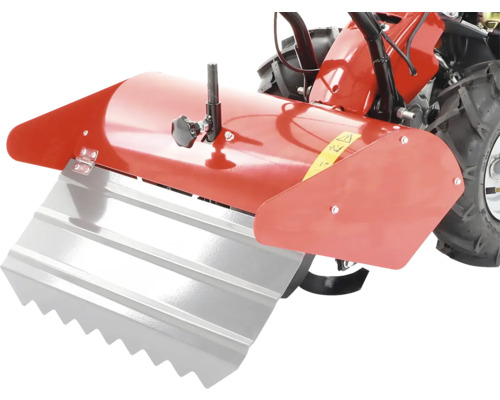 Detailný pohľad na motorovú motyku s ochranným zariadením