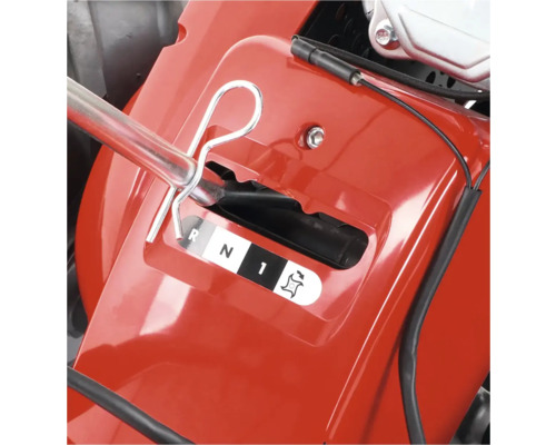 Radenie snehovej frézy s polohami spiatočka, neutrál a dopredu.