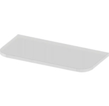 Obdĺžniková sprchová polička zo skla