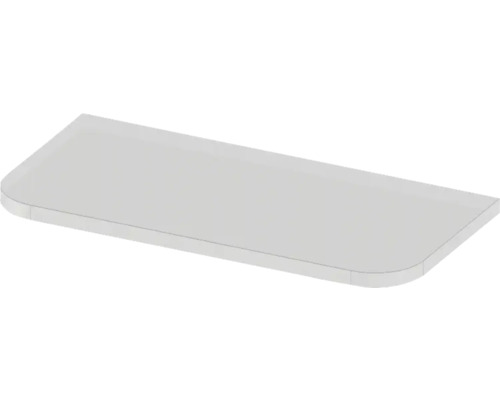 Obdĺžniková doska z akrylového skla so zaoblenými rohmi