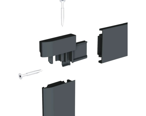 Spojovací prvok a skrutky na montáž