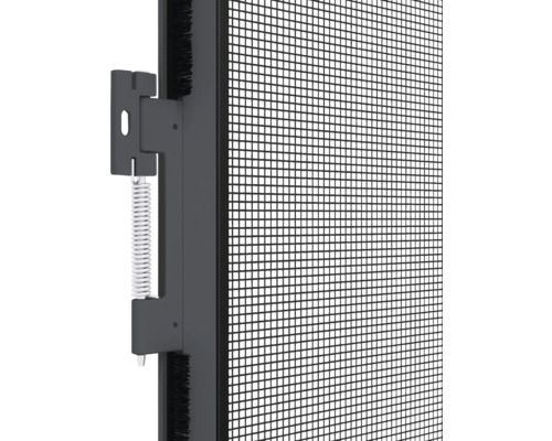 Detailný pohľad na sieť proti hmyzu s rámom a upevnením