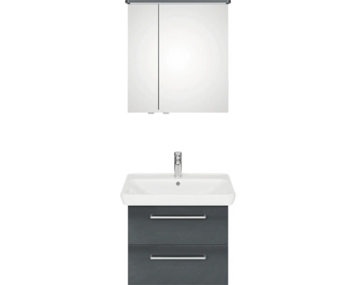 Umývadlo so skrinkou a zrkadlová skrinka do kúpeľne