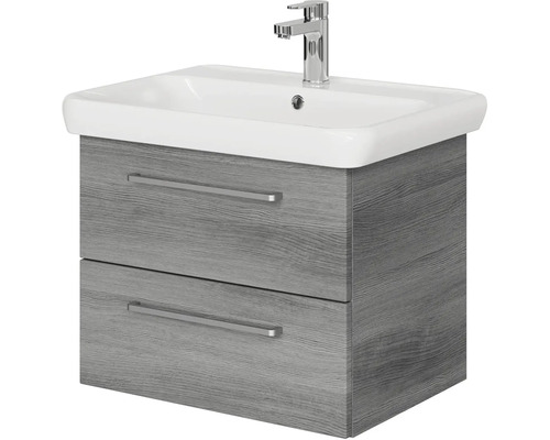 Skrinka pod umývadlo s dvomi zásuvkami, umývadlom a batériou