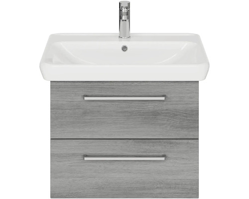 Skrinka pod umývadlo s dvomi zásuvkami a umývadlom