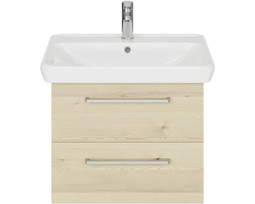 Umývadlo s dvomi zásuvkami a umývadlom na dosku