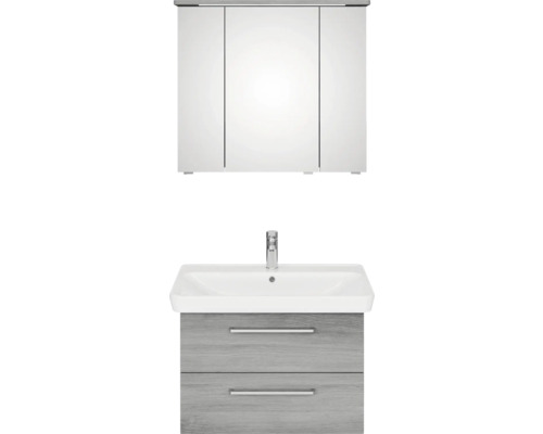 Umývadlo so skrinkou a zrkadlová skrinka do kúpeľne