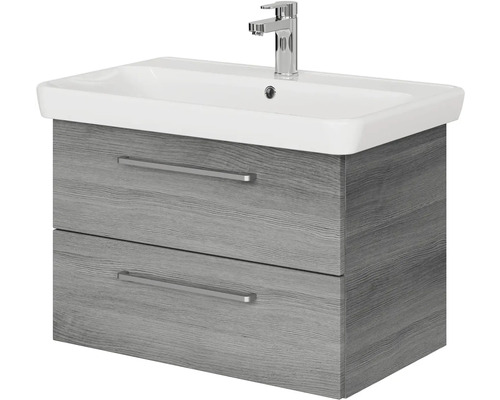 Skrinka pod umývadlo s dvoma zásuvkami, umývadlom a batériou