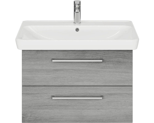 Umývadlo s dvomi zásuvkami a batériou