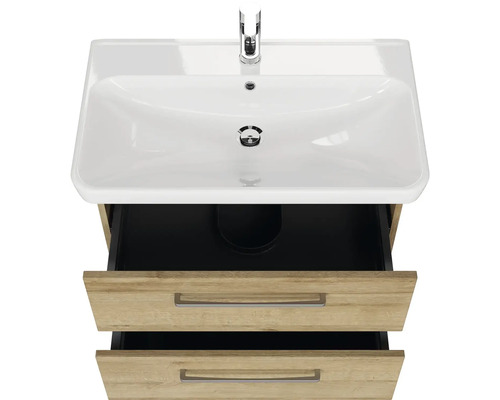 Skrinka pod umývadlo s dvomi zásuvkami a umývadlom