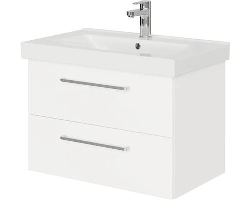 Skrinka pod umývadlo s dvomi zásuvkami a batériou