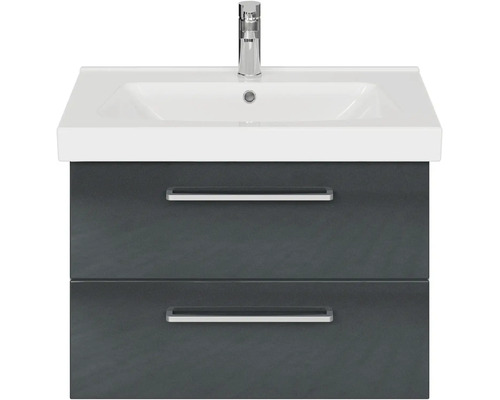 Skrinka pod umývadlo s dvomi zásuvkami a umývadlom