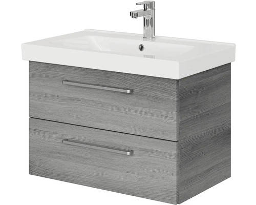 Skrinka pod umývadlo s dvoma zásuvkami a vodovodnou batériou