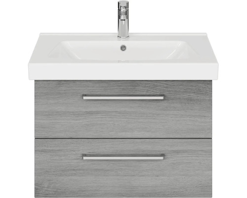 Skrinka pod umývadlo s dvomi zásuvkami a umývadlom