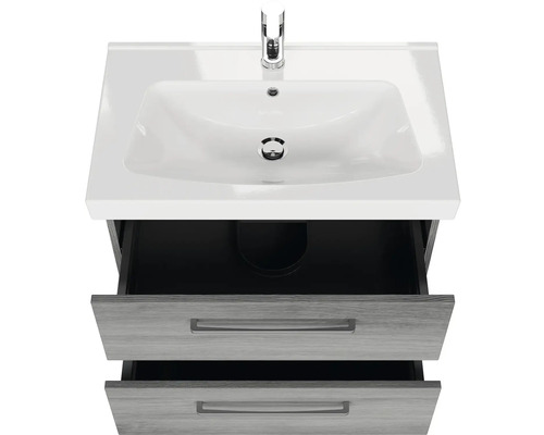 Skrinka pod umývadlo s dvoma zásuvkami a umývadlom