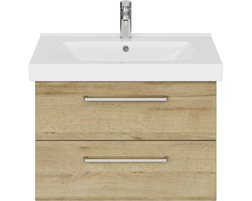 Skrinka pod umývadlo s dvomi zásuvkami, umývadlom a batériou do kúpeľne